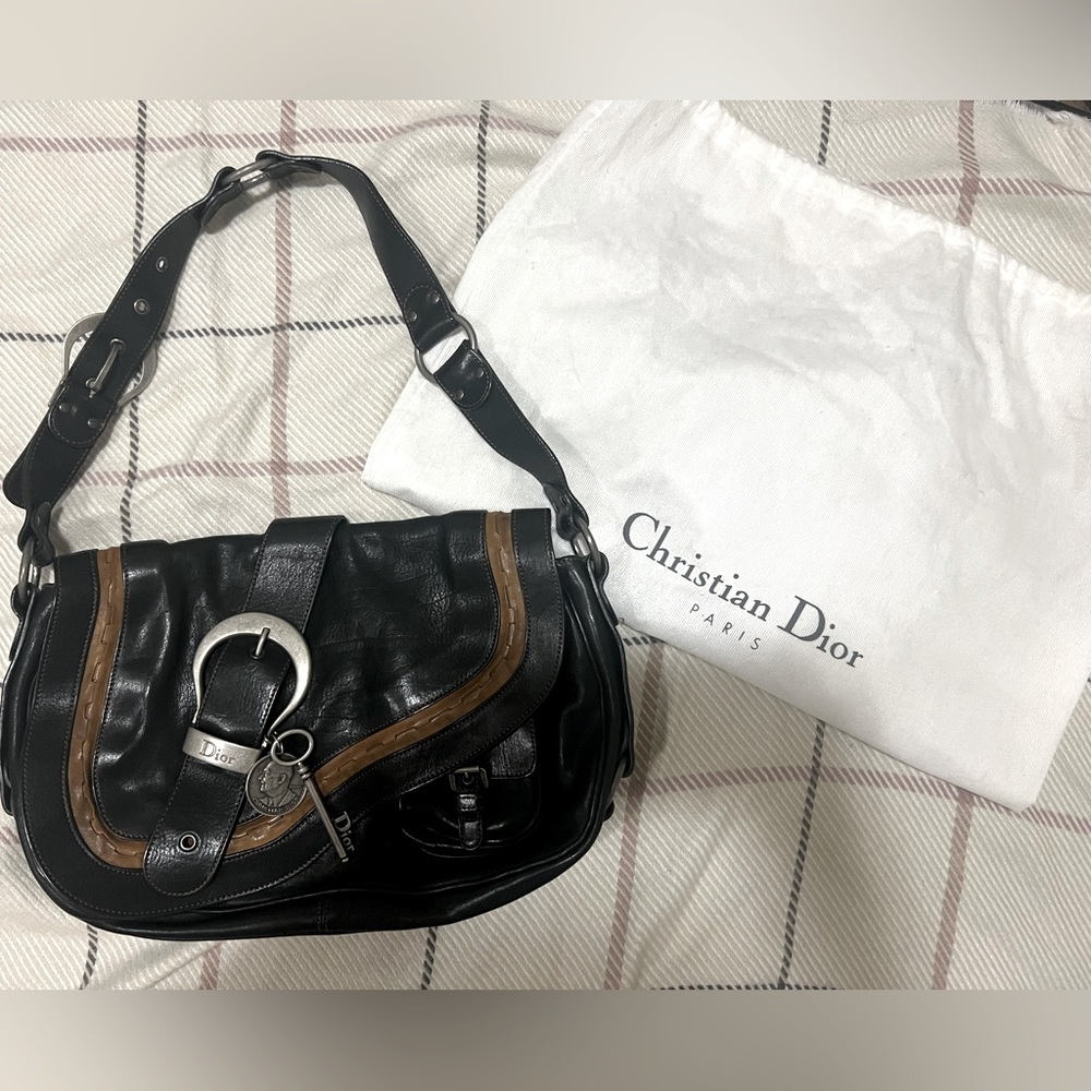 Vintage Dior Gaucho Saddle Bag